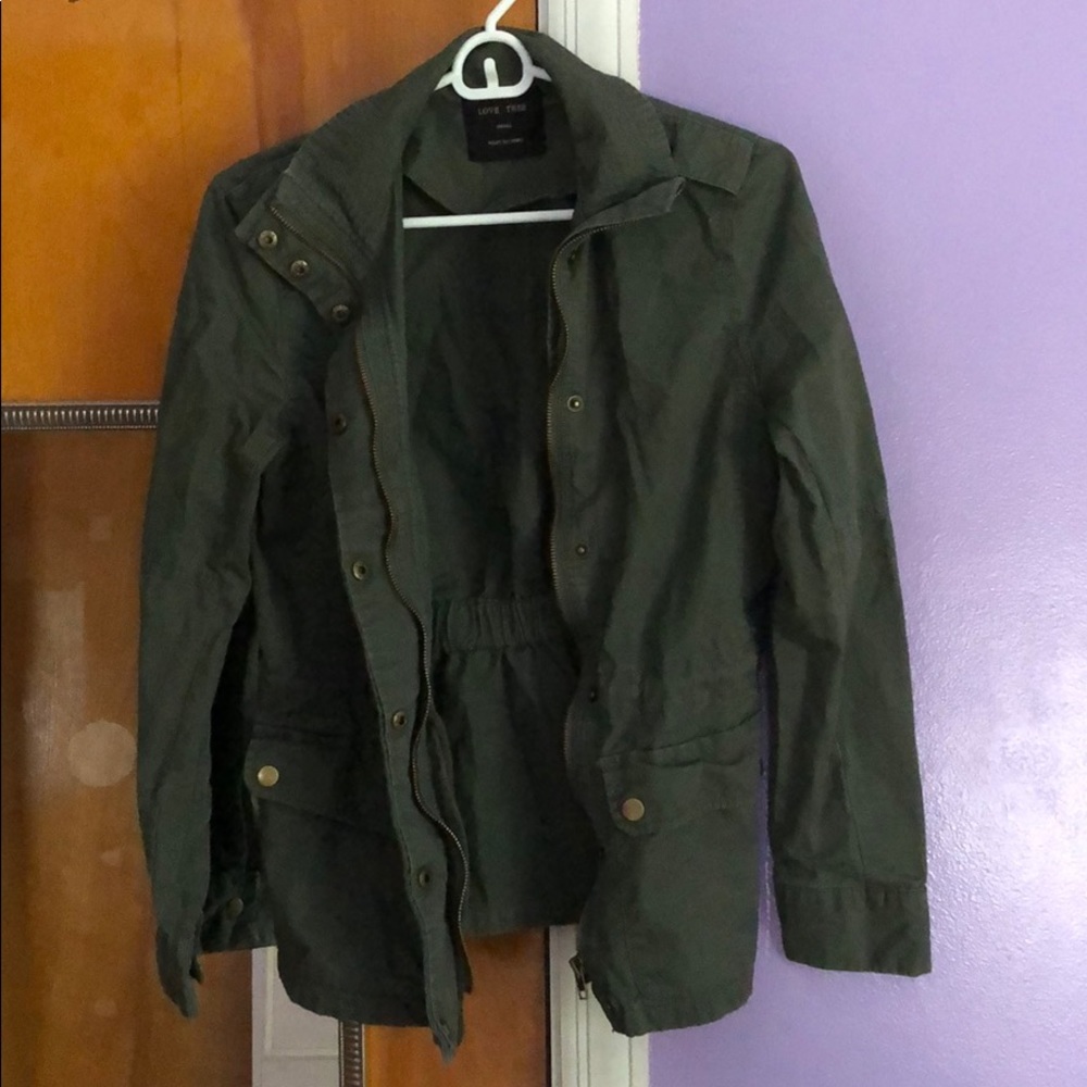 Olive green jacket